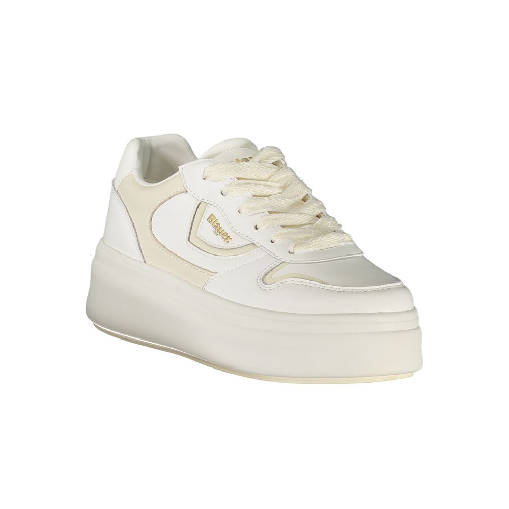 White Leather Women Sneaker