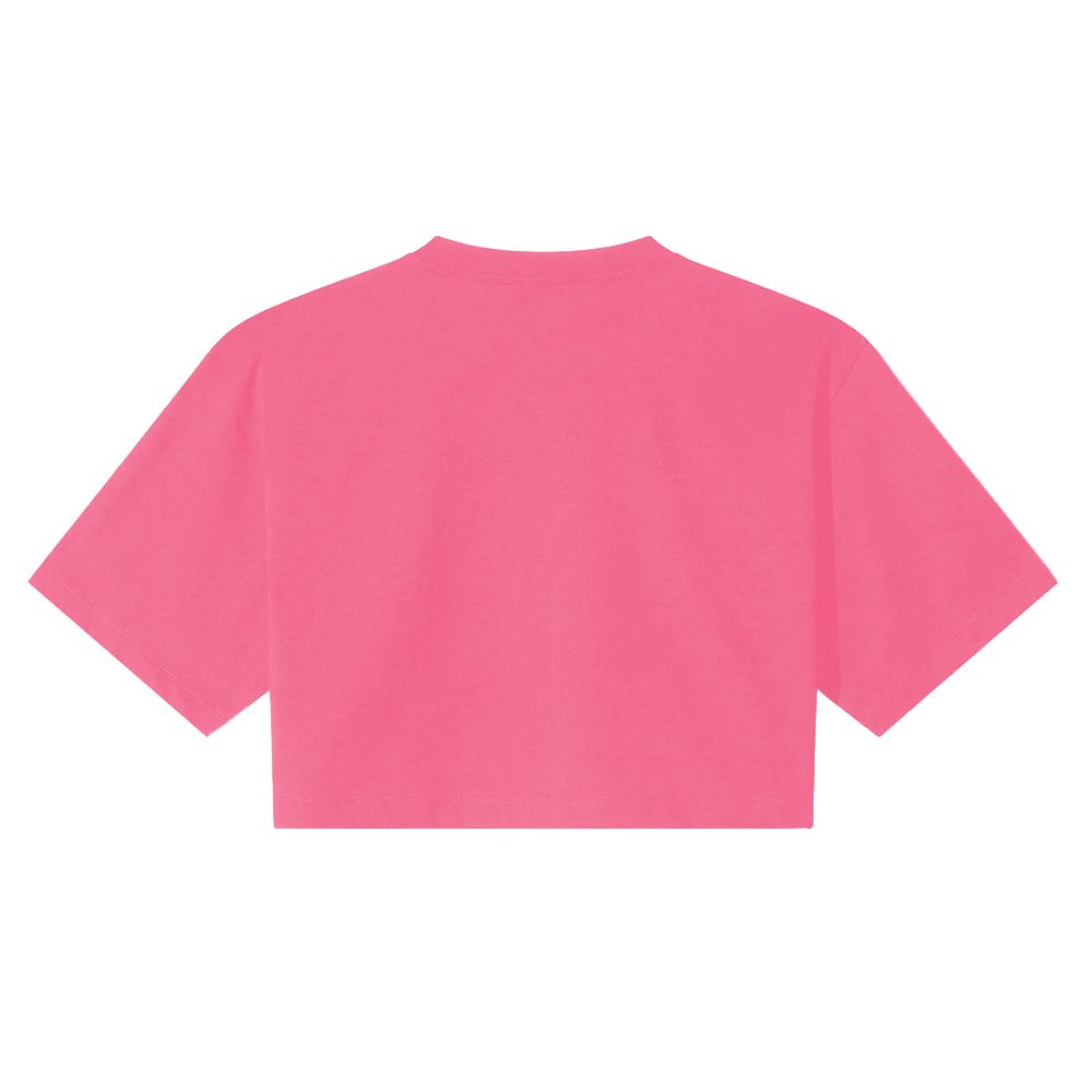 Fuchsia Cotton Women T-Shirt