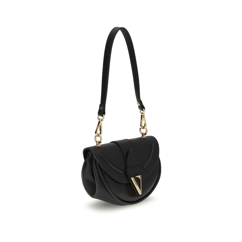 Black Calf Leather Bos Taurus Shoulder Bag