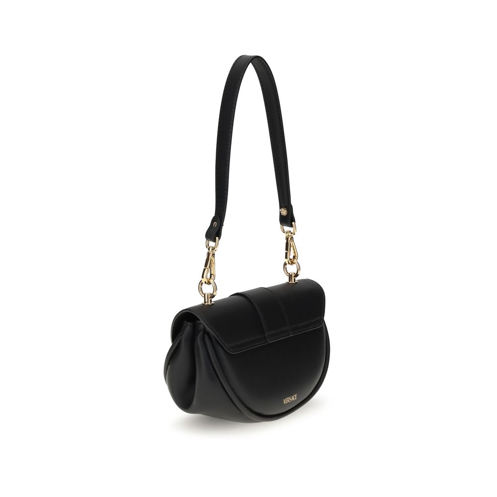 Black Calf Leather Bos Taurus Shoulder Bag