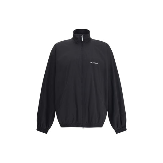 Black Polyester Shell Jacket