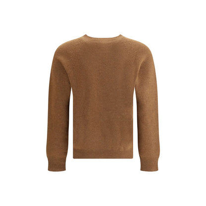 Brown Fleece Wool Sweatshirt