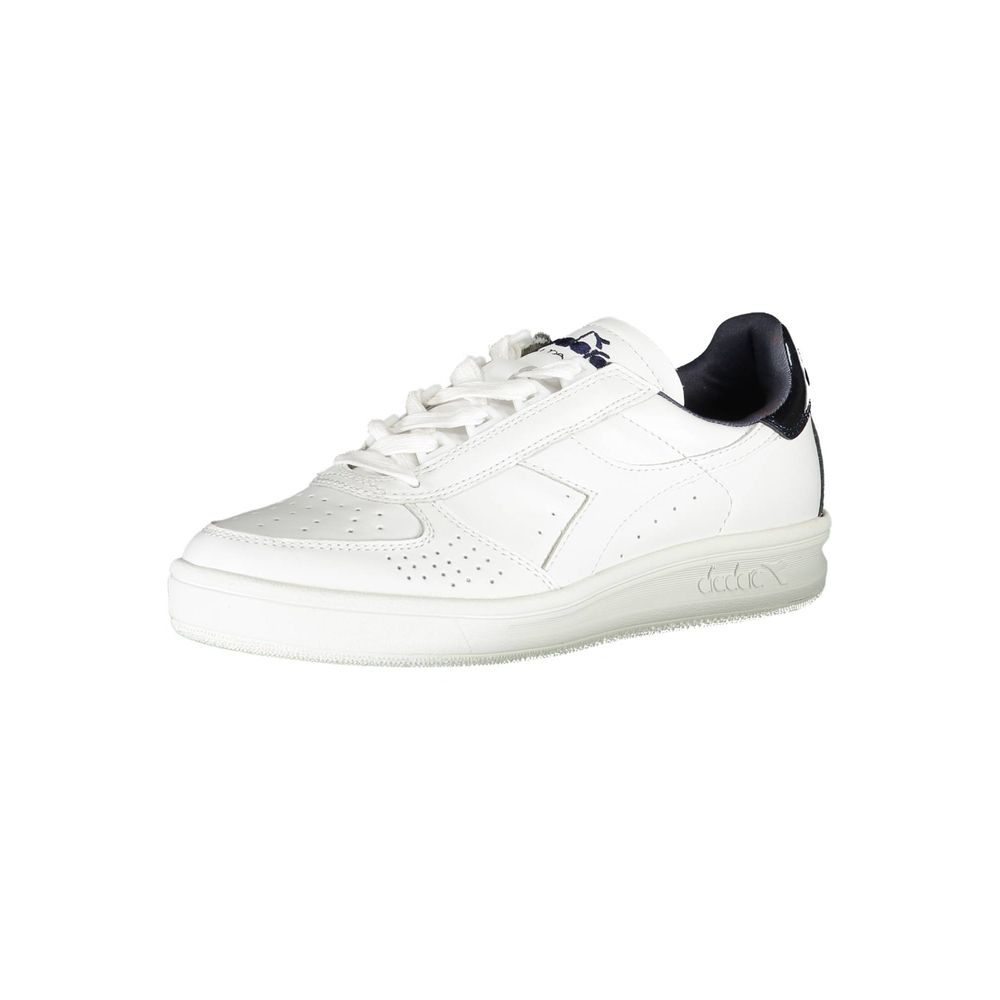 White Fabric Sneaker