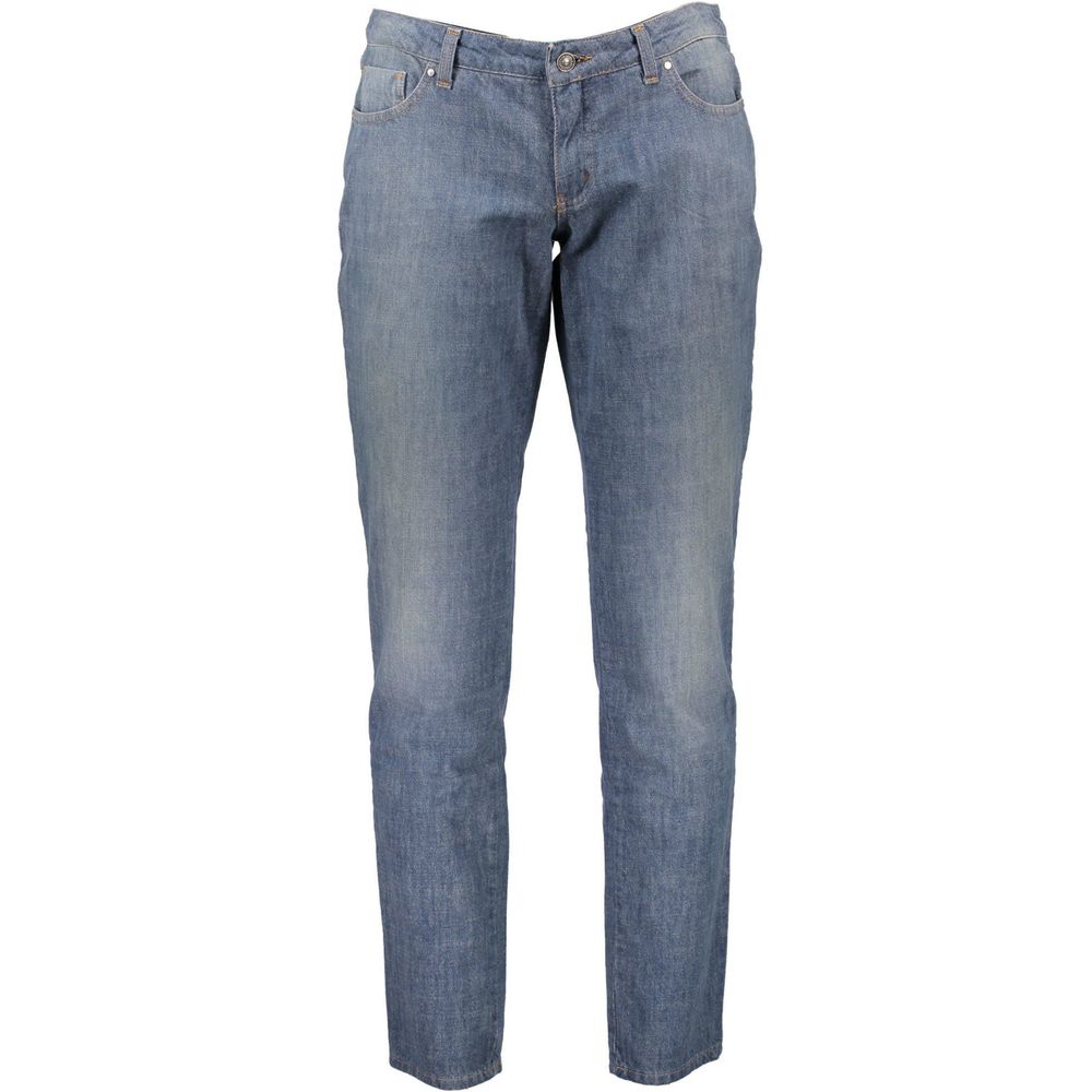 Blue Cotton Women Jean
