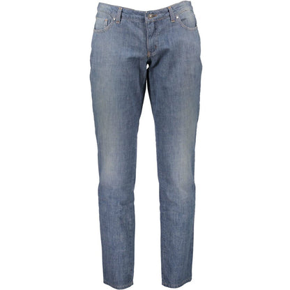 Blue Cotton Women Jean