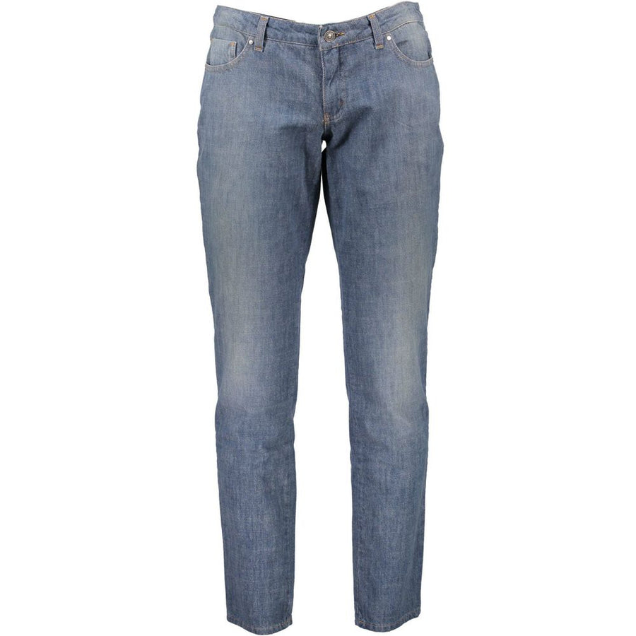 Blue Cotton Women Jean