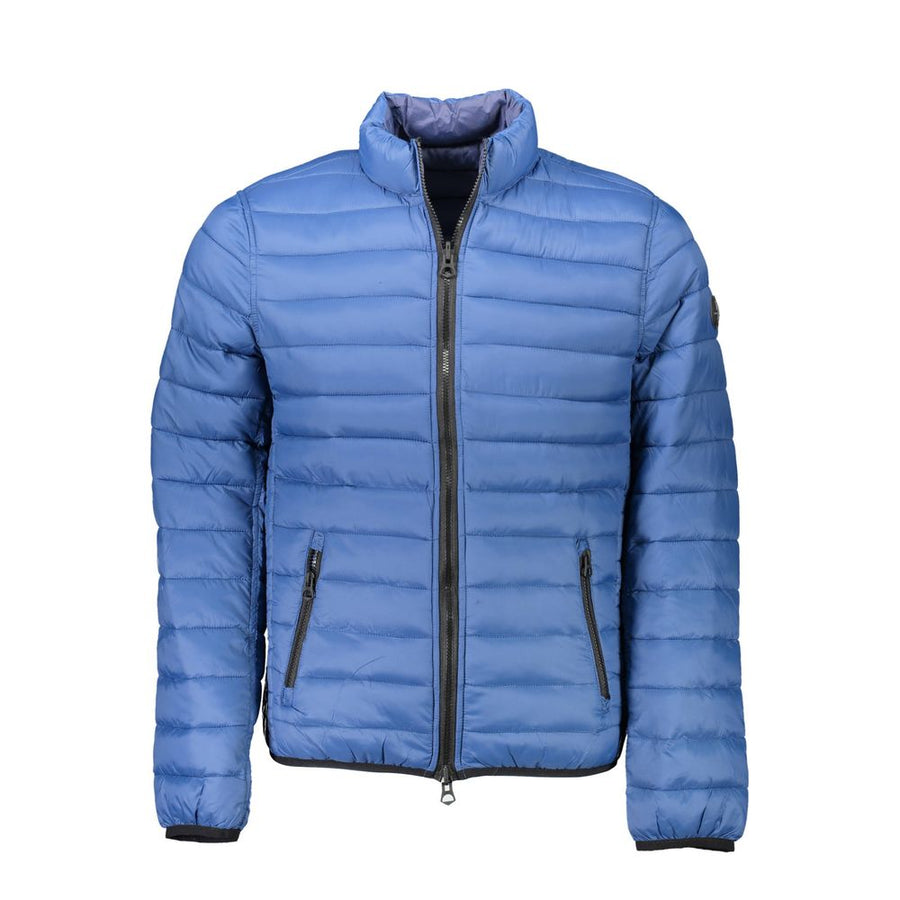 Blue Nylon Jackets & Coat