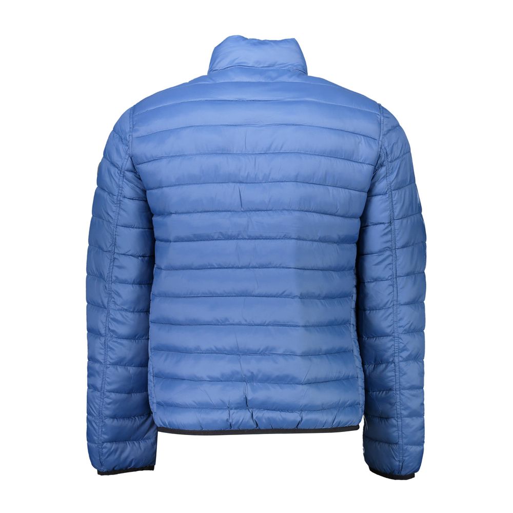 Blue Nylon Jackets & Coat