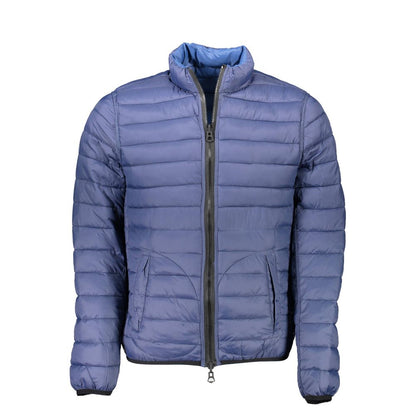Blue Nylon Jackets & Coat