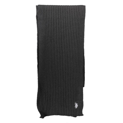 Black Wool Unisex Scarf