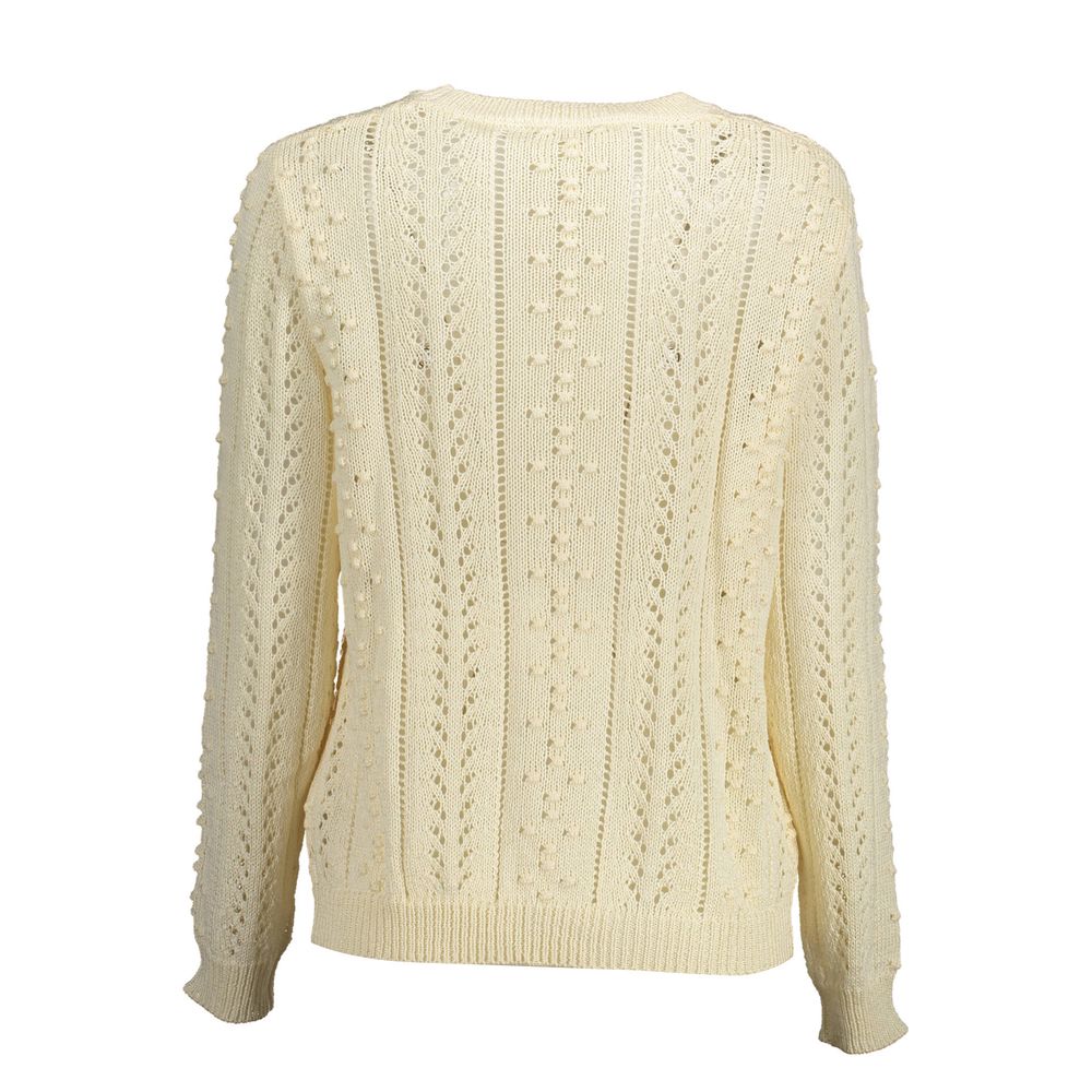 White Polyester Sweater