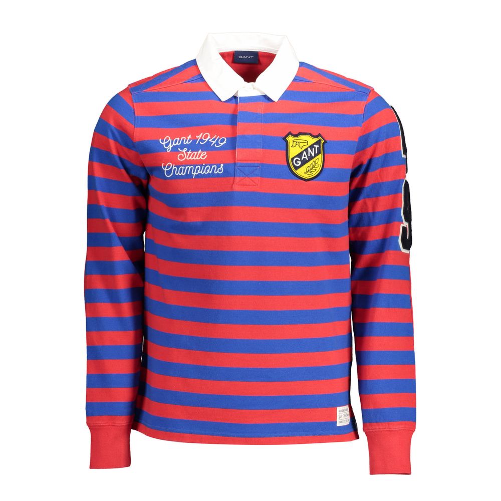 Red Cotton Polo Shirt