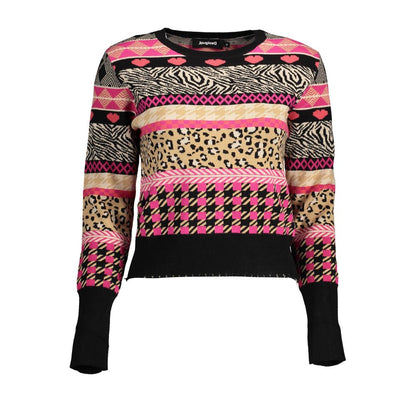 Black Polyester Sweater