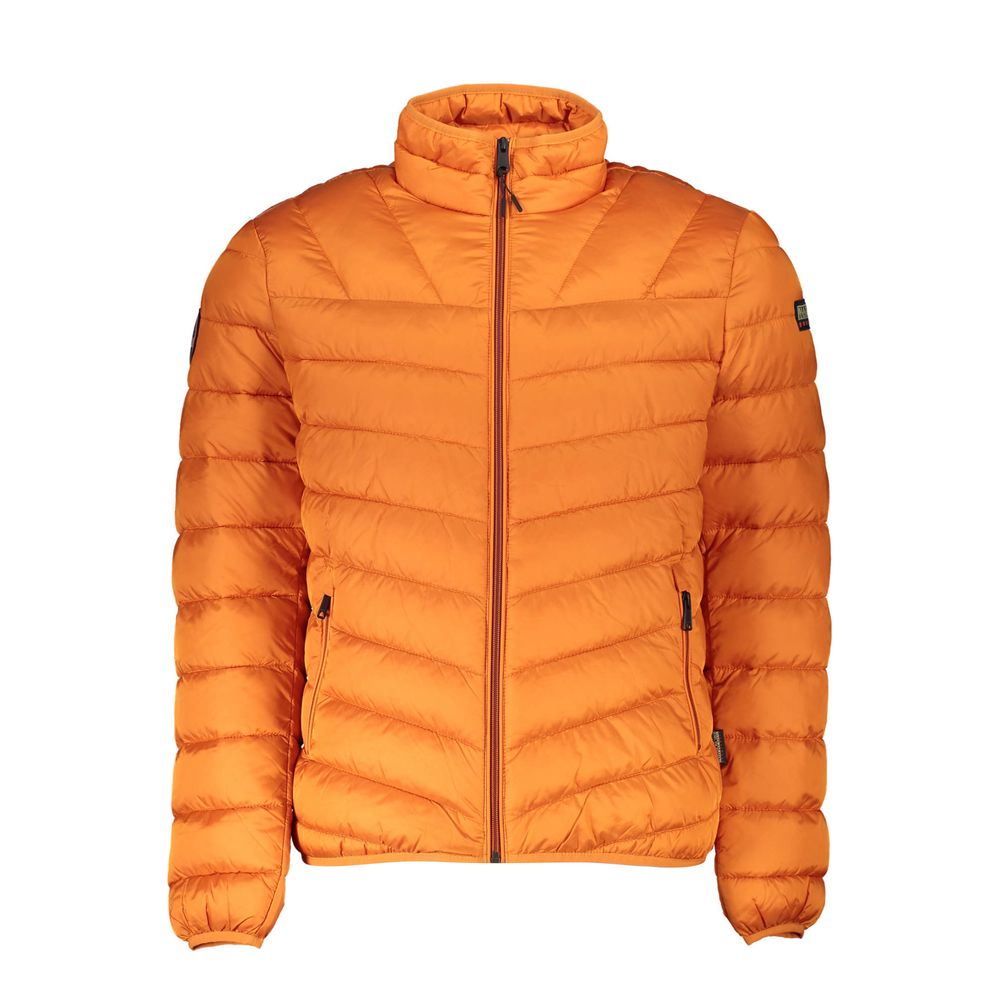 Orange Polyamide Jackets & Coat