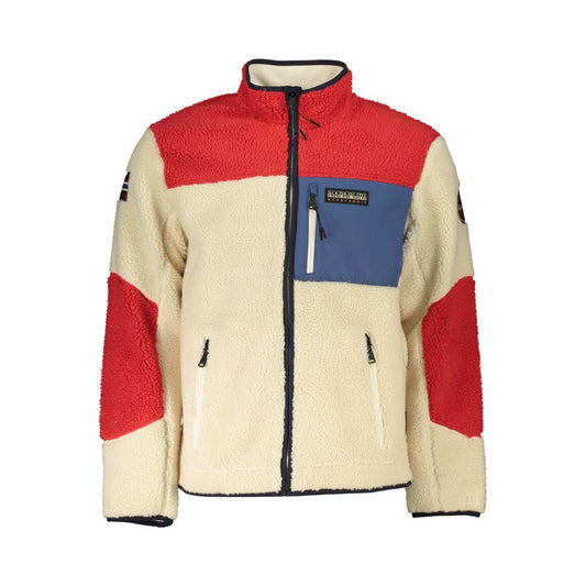 White Polyester Men's Jacket