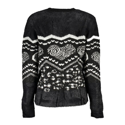 Black Polyester Sweater