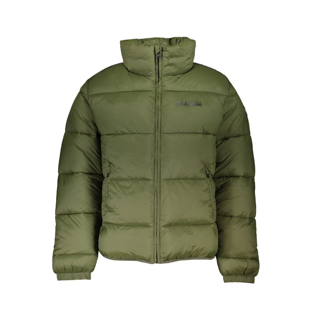 Green Polyamide Men's Jacket