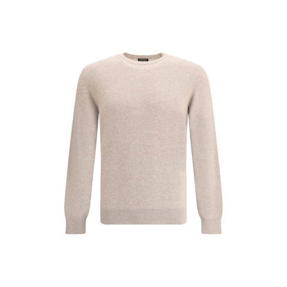 Beige Cashmere Cashmere Sweater