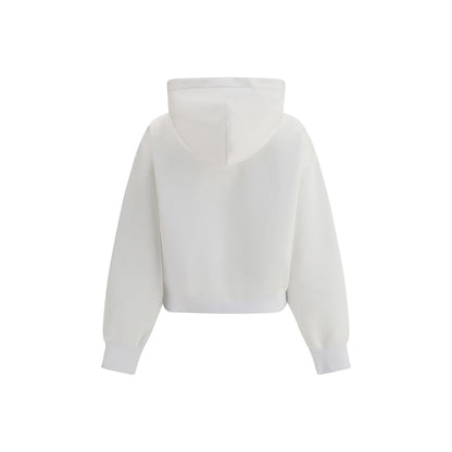 White Cotton Sweatshirt