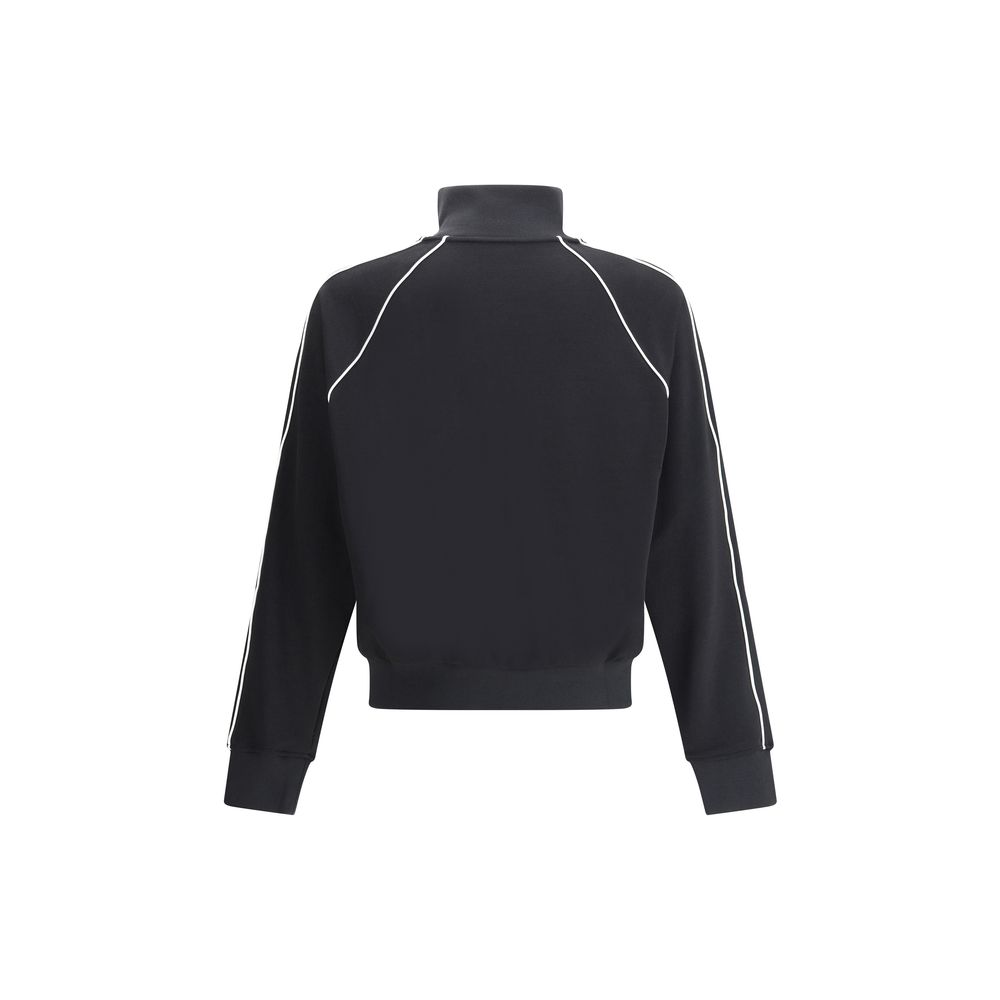 Black Polyester Sweatshirt