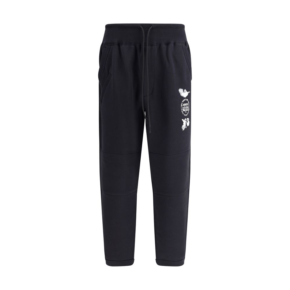 Black Cotton Joggers (Workout Pants)