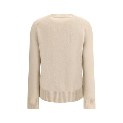 Beige Wool Cashmere Sweater