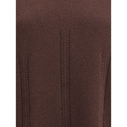 Brown Cashmere Turtleneck