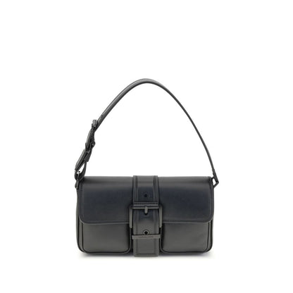 Black Calf Leather Bos Taurus Shoulder Bag