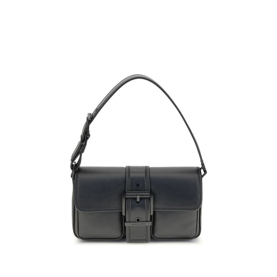 Black Calf Leather Bos Taurus Shoulder Bag