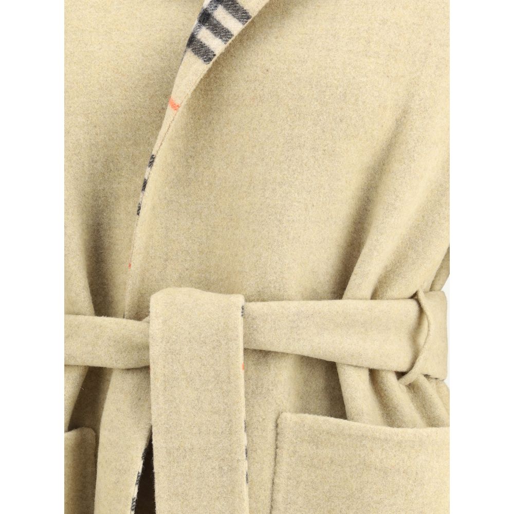 Beige Wool Coat