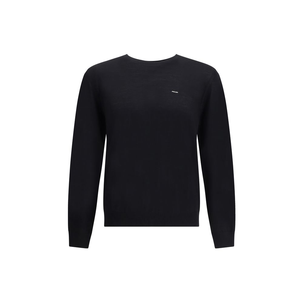 Black Fleece Wool Sweatshirt