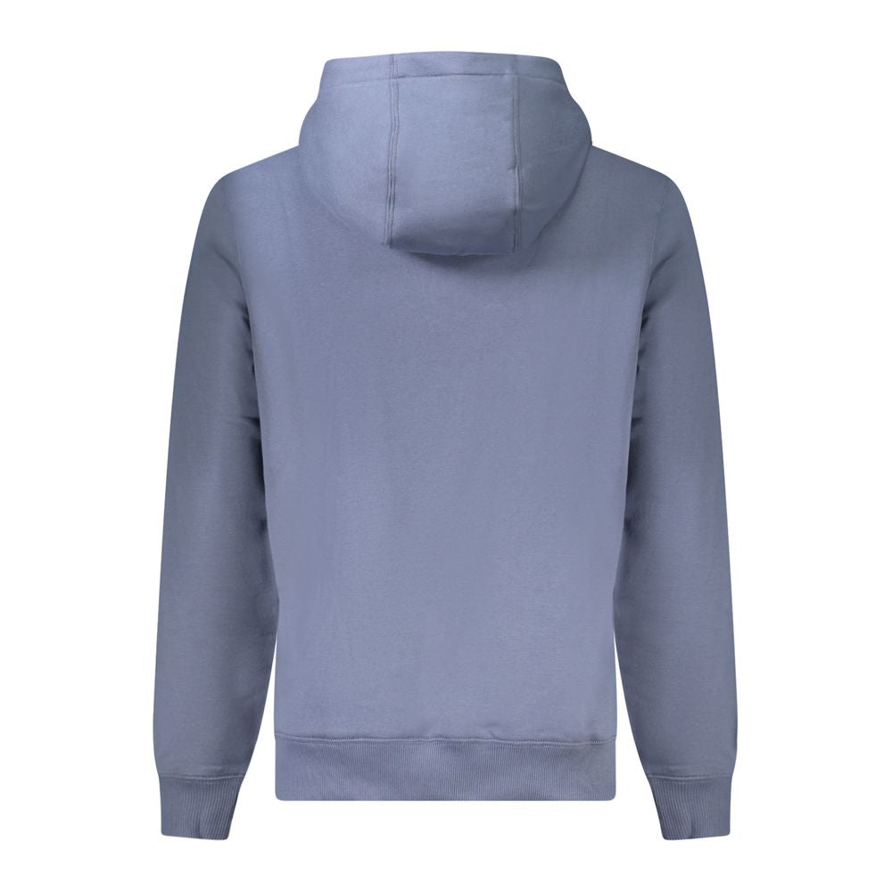Blue Cotton Men Sweater