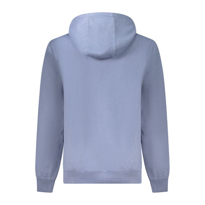 Blue Cotton Men Sweater