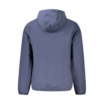 Blue Polyester Jackets & Coat