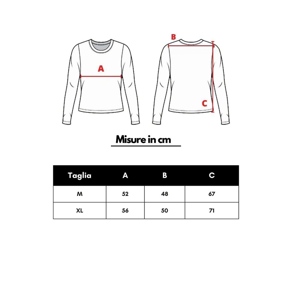 Blue Cotton Long Sleeve T-Shirt