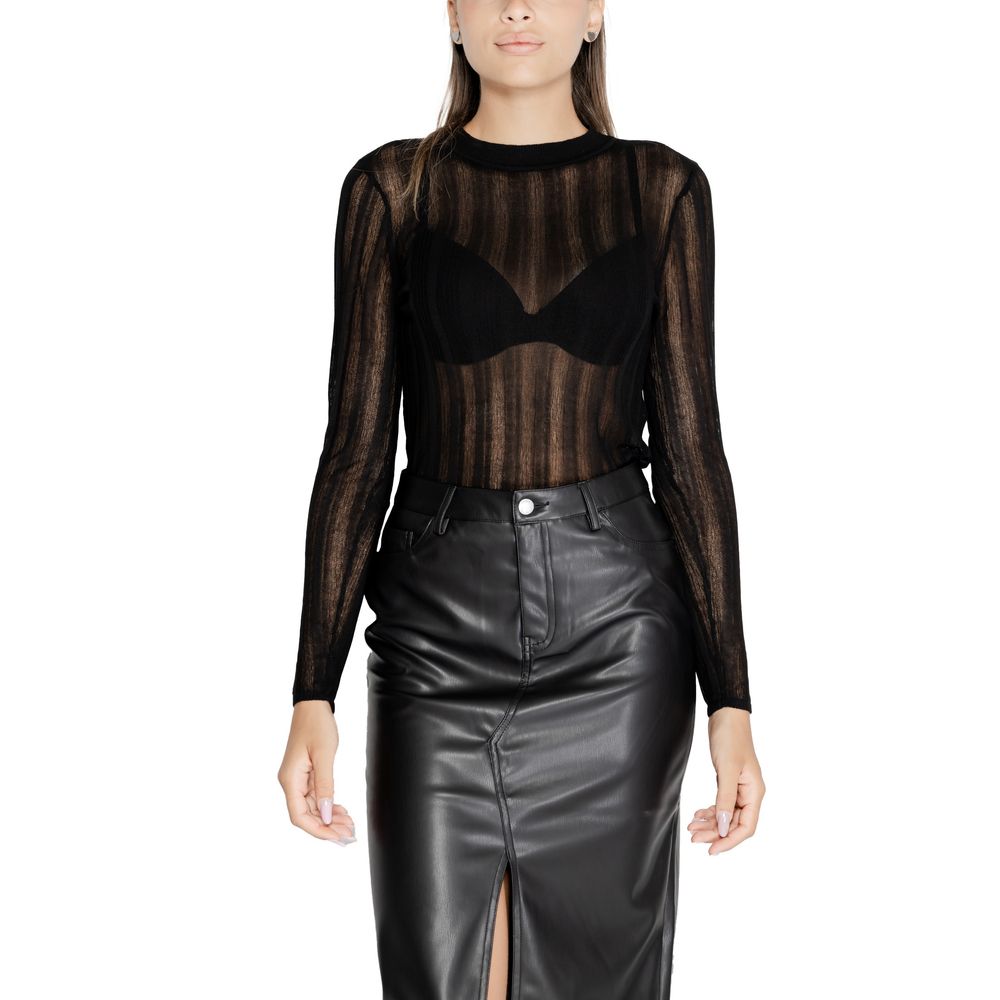 Black Viscose Sportswear