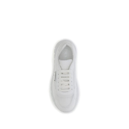 White Rubber Athletic Sneakers