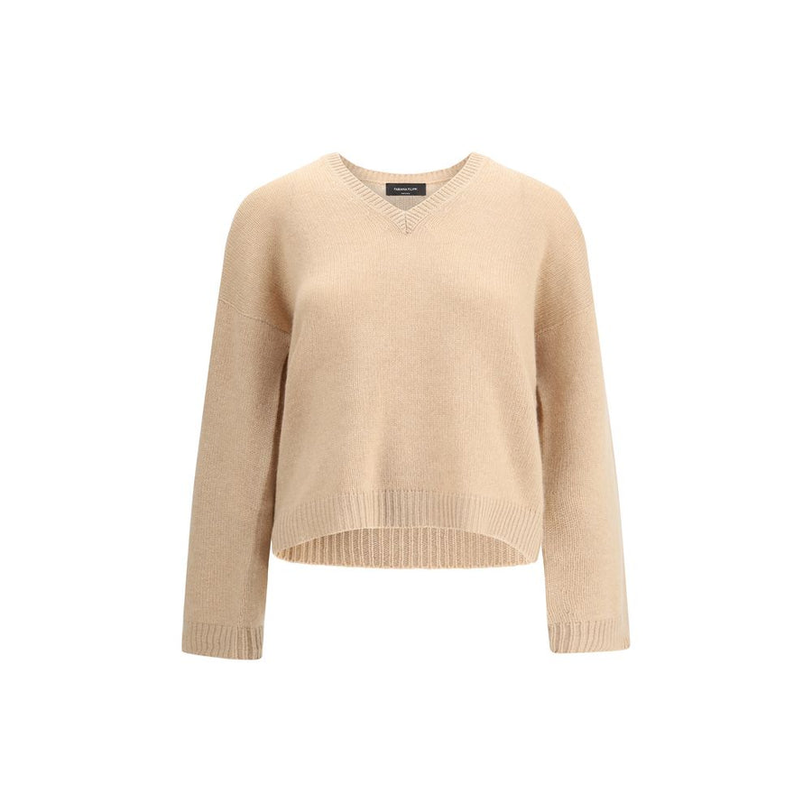 Beige Cashmere Cashmere Sweater