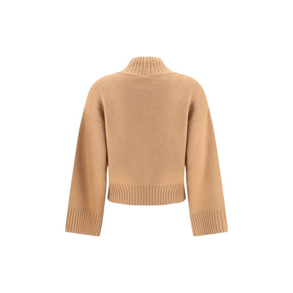 Beige Fleece Wool Sweatshirt