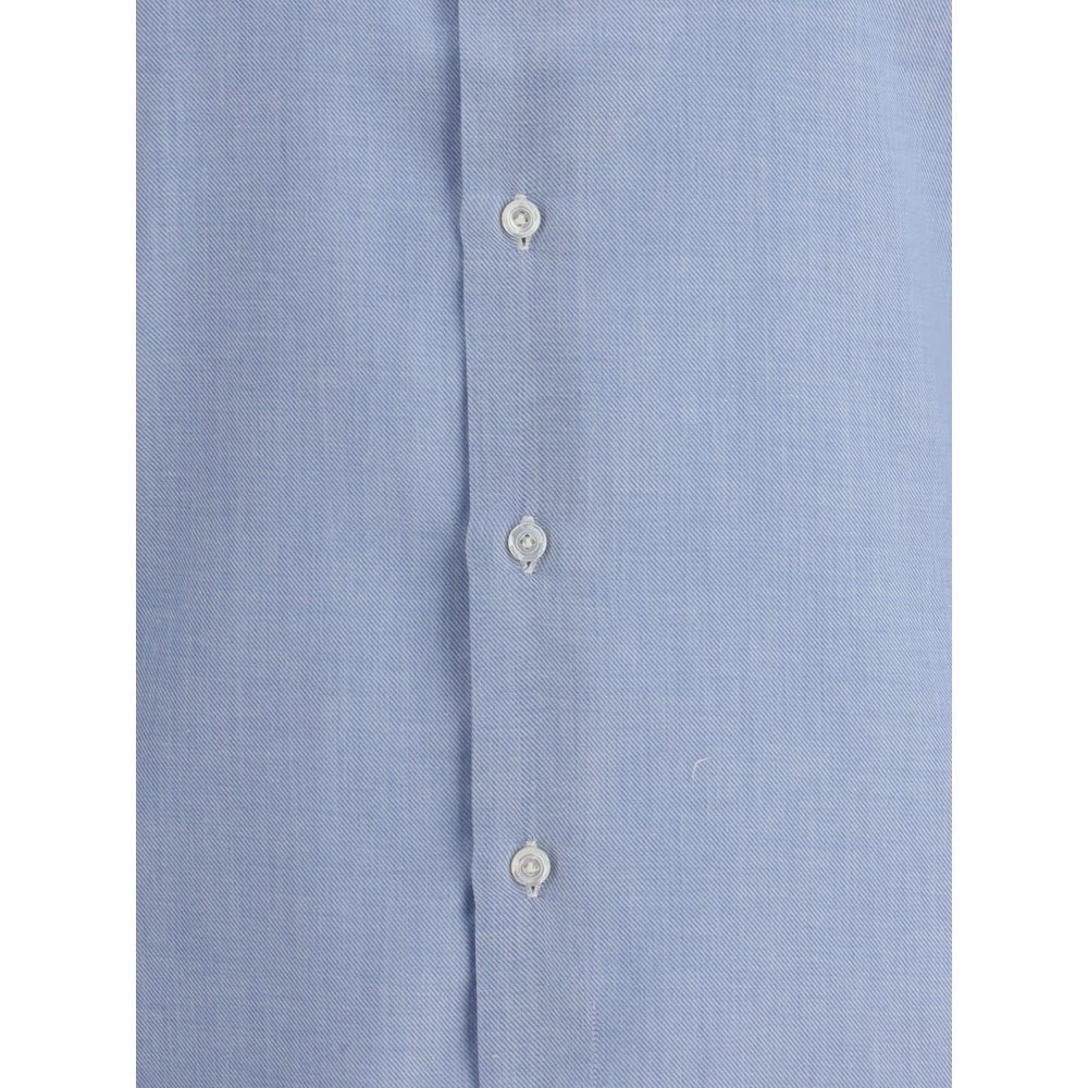 Light Blue Cotton Dress Shirt