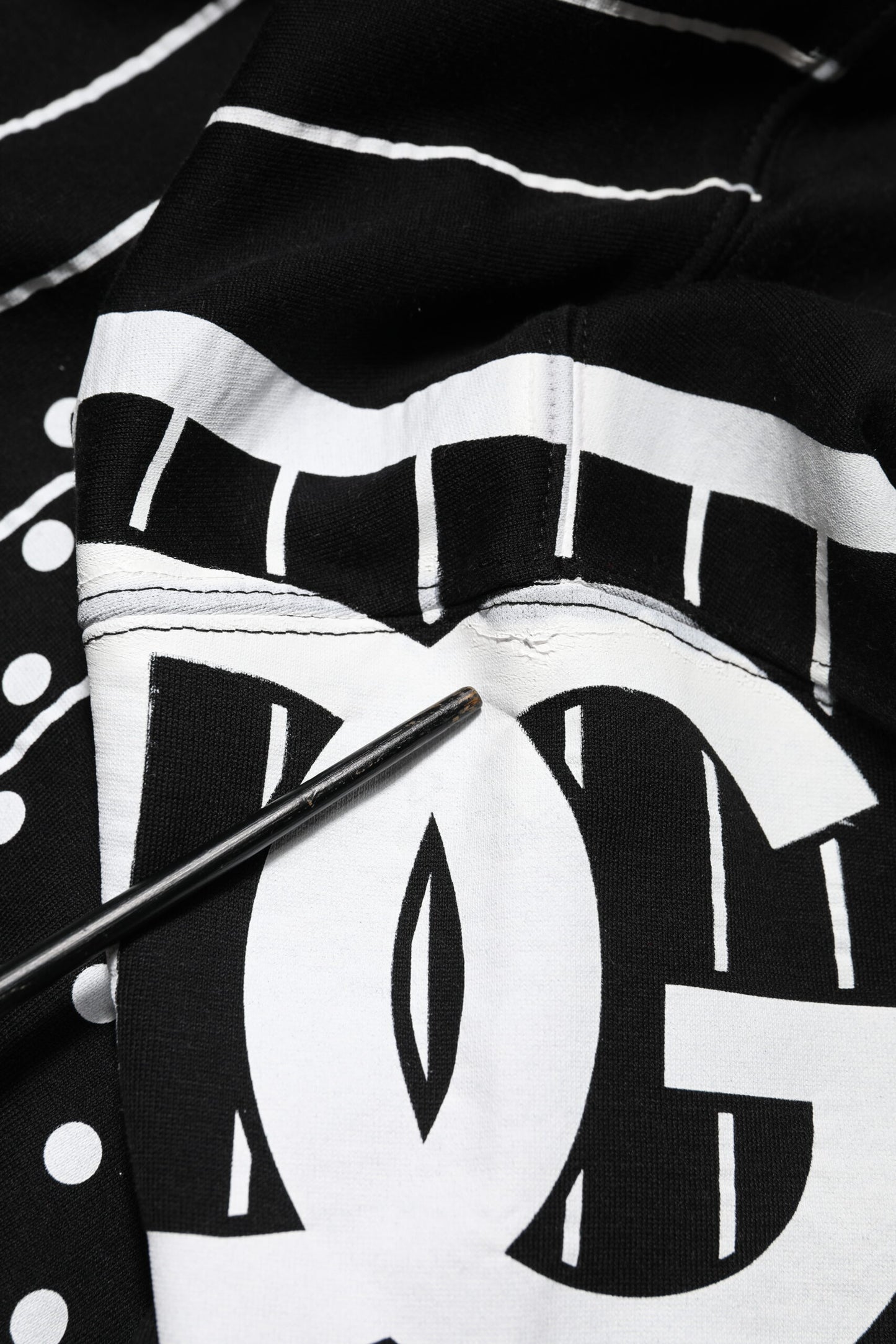 Black Stripes Hooded Men Sweatshirt Sweater