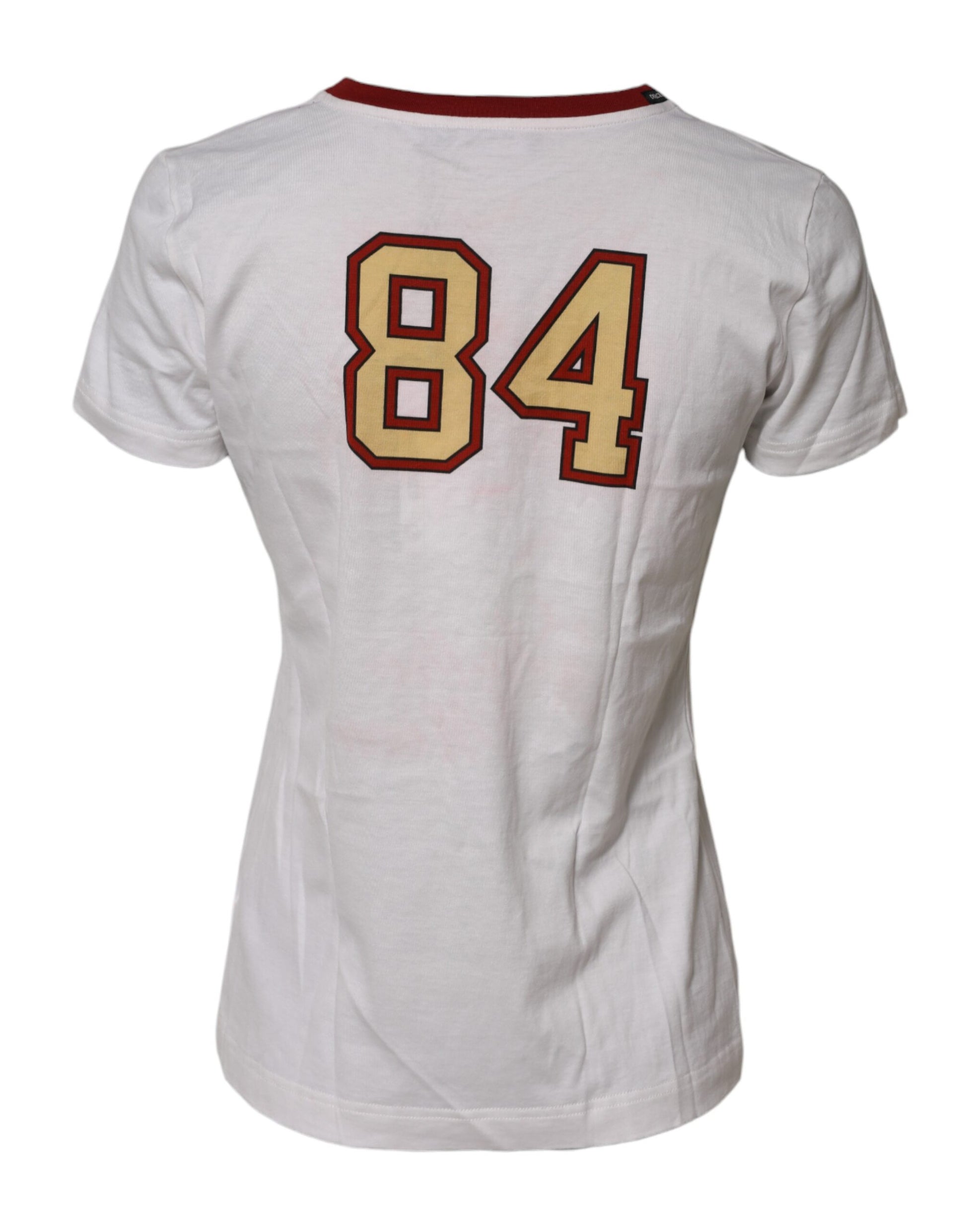 White Bring Me To The Moon Pin Up T-shirt Top