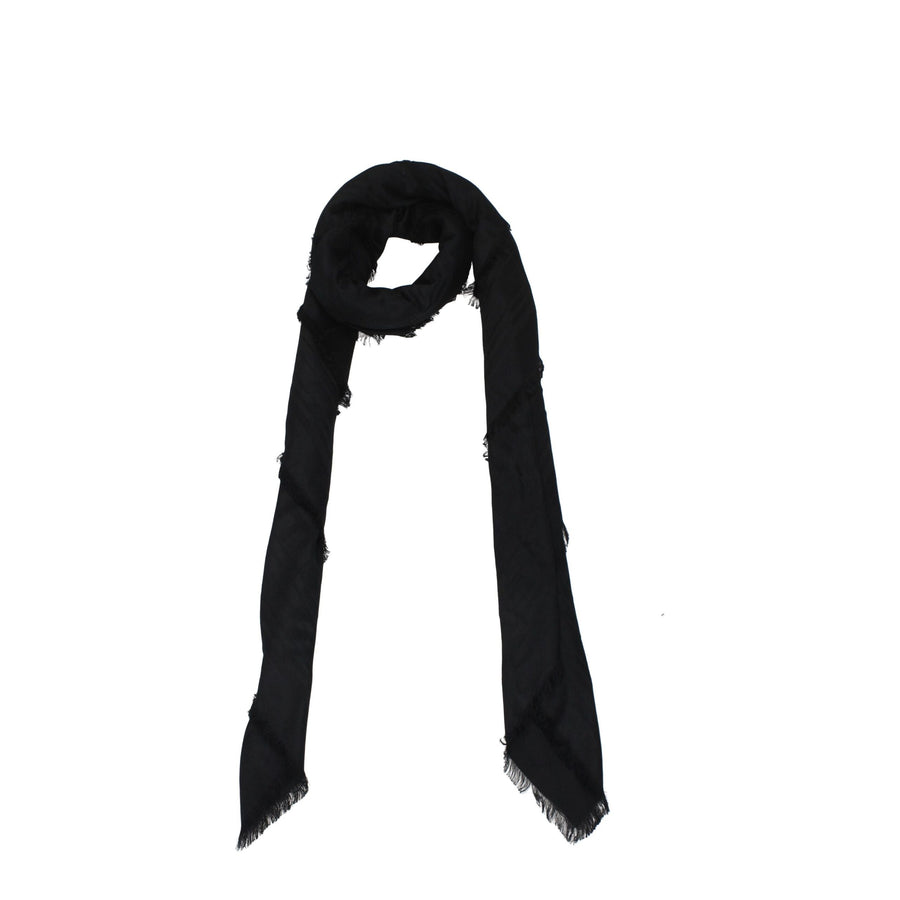 Black Viscose Foulard