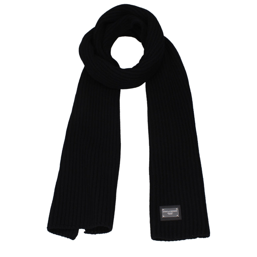 Black Wool Scarf