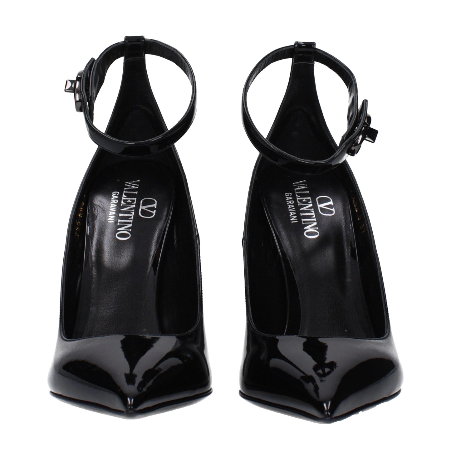 Black Leather Platforms Pumps