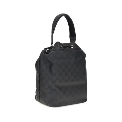 Black Polyamide Backet Bag