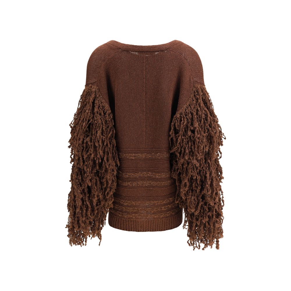 Brown Camel Hair  Cardigan