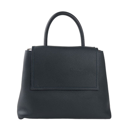 Blue Leather Handbag