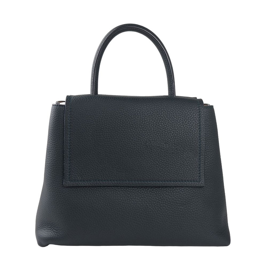 Blue Leather Handbag