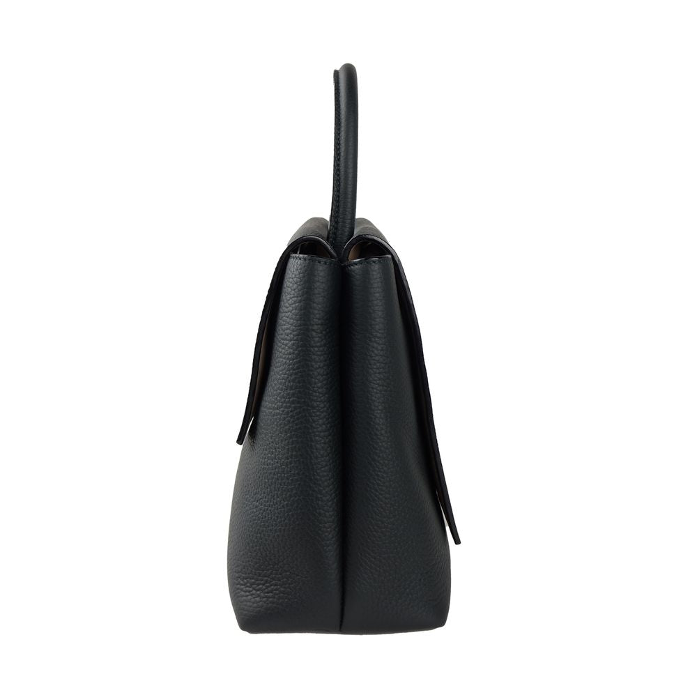 Blue Leather Handbag